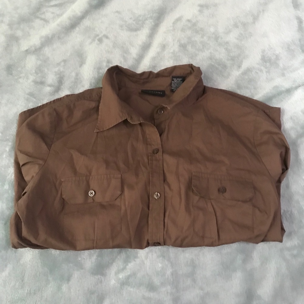 Brown NY and company button down